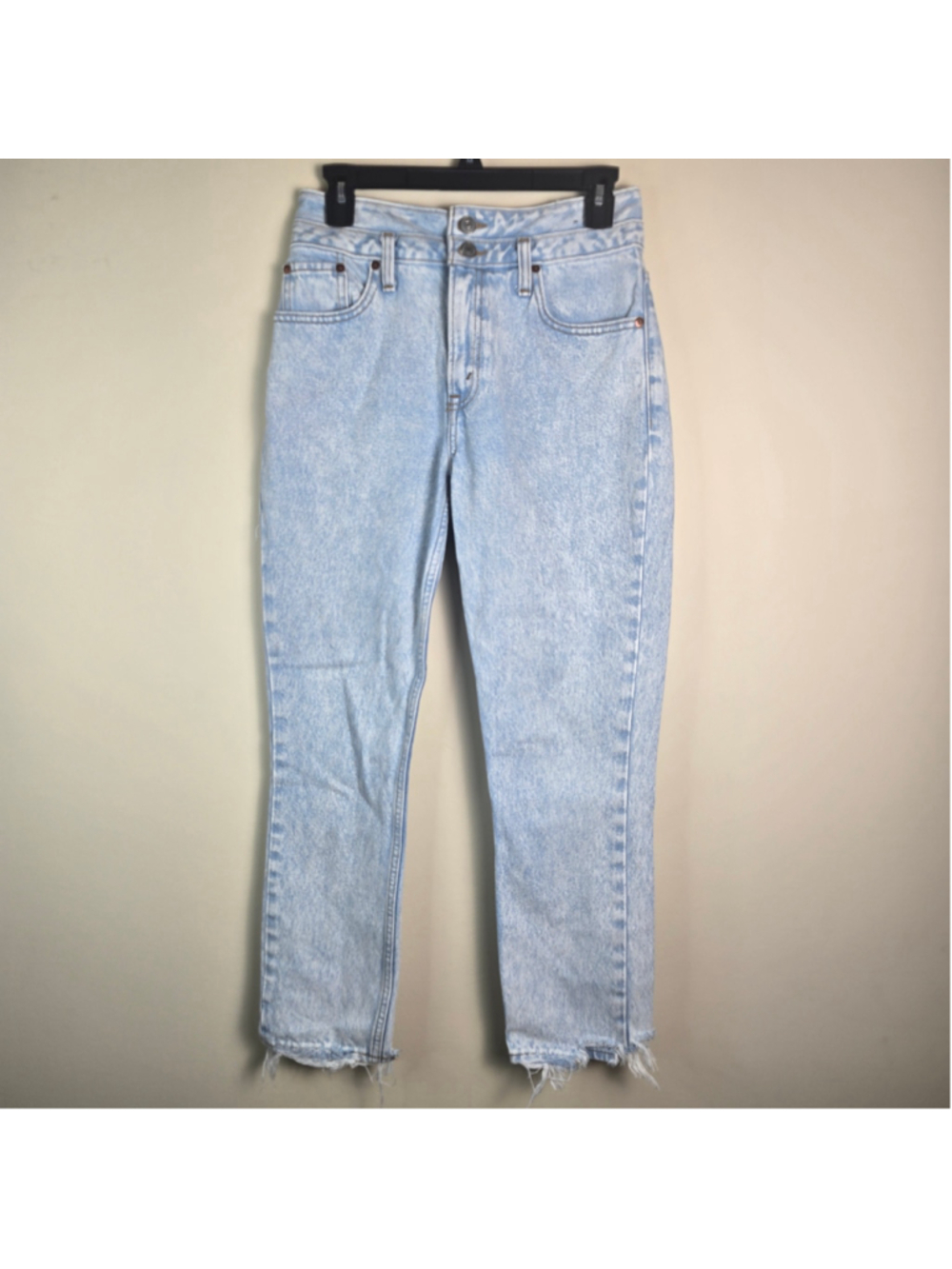 Women's Abercrombie & Fitch High Rise Mom Jeans, Light Blue, Size 2